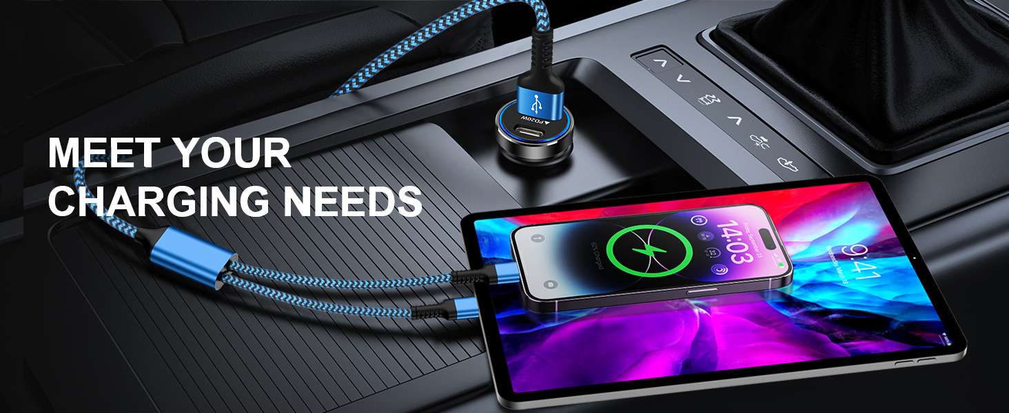 usb c and lightning cable 2 in 1