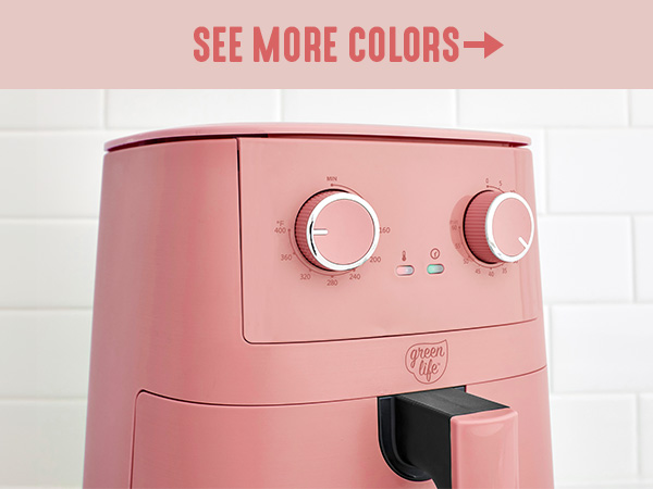 GreenLife, Ceramic Nonstick, PFAS-Free, Non-Toxic, Electrics, Air Fryer