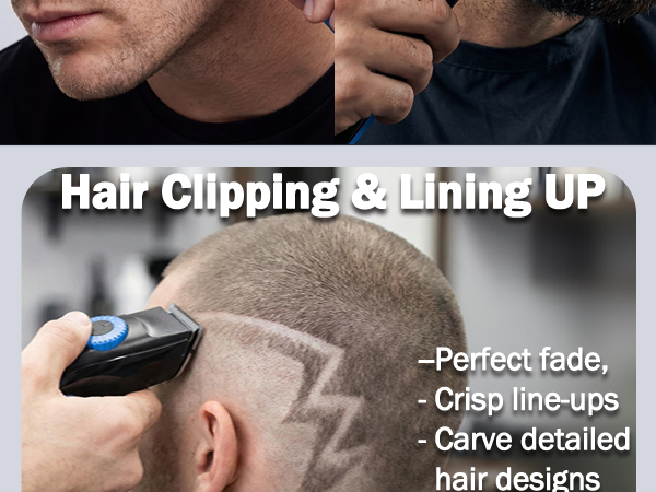 this hair clipper master perfect fade, execute crisp line-ups, and even carve detailed hair designs