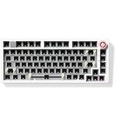 CORBOBO LEOBOG Hi75C Upgraded Wired Mechanical Keyboard Kit – Aluminum Alloy Gasket Mount 75% Bar...