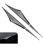 Diamall 2 PCS 3D Side Doors Wing Emblem Badge Stickers, Zinc Alloy Fender Side Doors Emblem Badge...