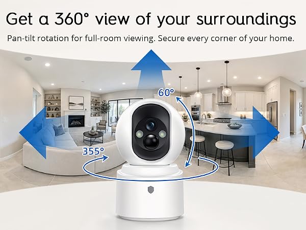 Get a 360° view of your surroundings