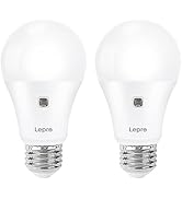 Lepro Dusk to Dawn Light Bulbs Outdoor Lighting, Auto On/Off, Light Sensor LED Bulbs, 60 Watt Equ...