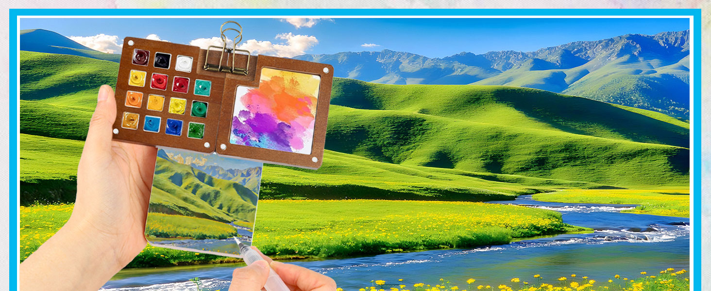 mini watercolor travel set