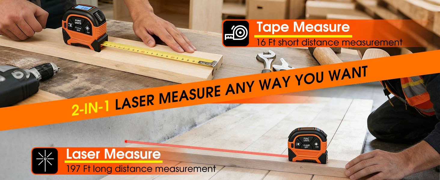 laser tape measure