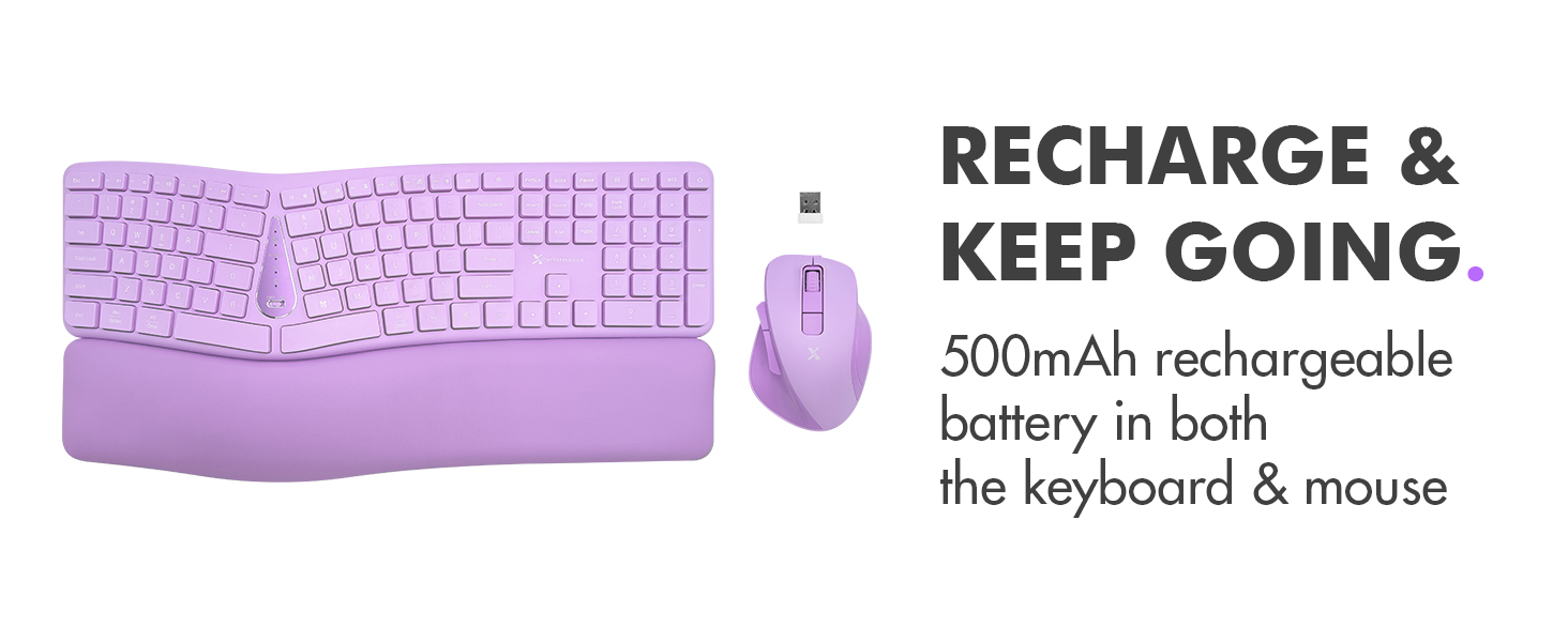 Ergonomics keyboard and mouse