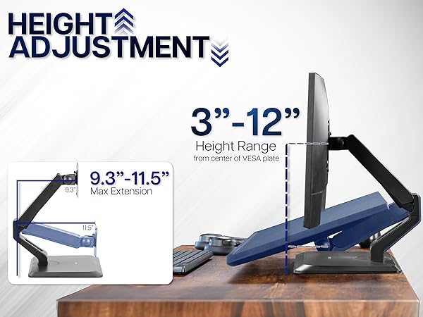 Monitor &amp; Touch Screen Desk Stand