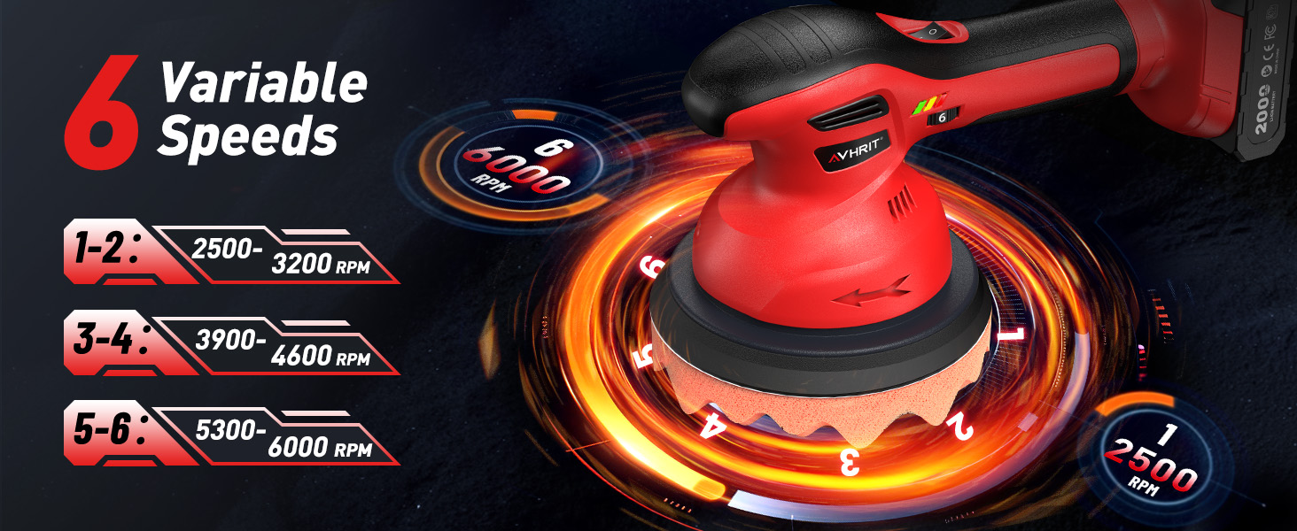 Variable speed buffer