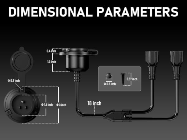 20 amp rv power inlet