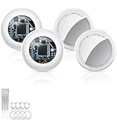 2025 New [Apple MFi Certified] (iOS Only) Air Tracker Tags-4 Pack, Bluetooth Tracker for Apple Fi...