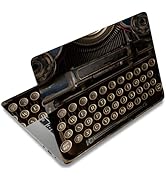SUPERDANT Vintage Typewriter Laptop Notebook Skin Sticker Cover Decal Retro Laptop Protector Note...