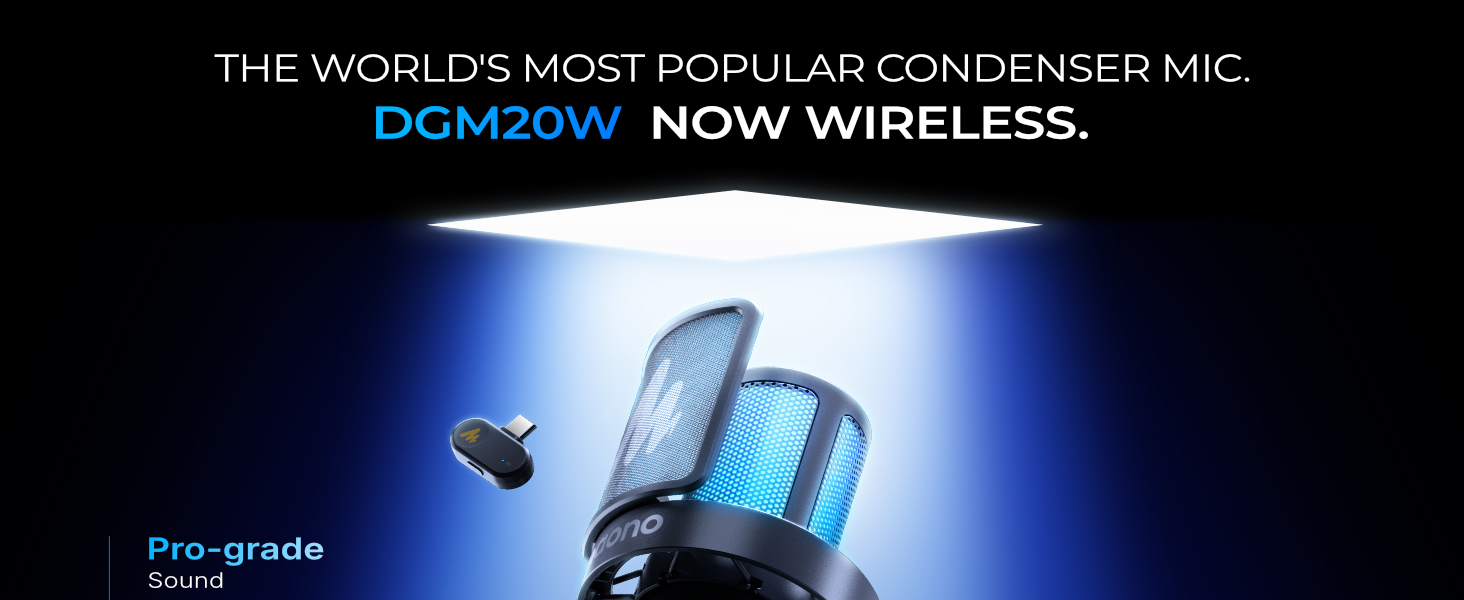 wireless gaming microphone for pc DGM20W