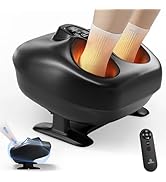 COMFIER 2026 4 in 1 Swaying Foot Massager with Heat, 5 Levels Compression &amp; 3 Modes Deep Kneading...