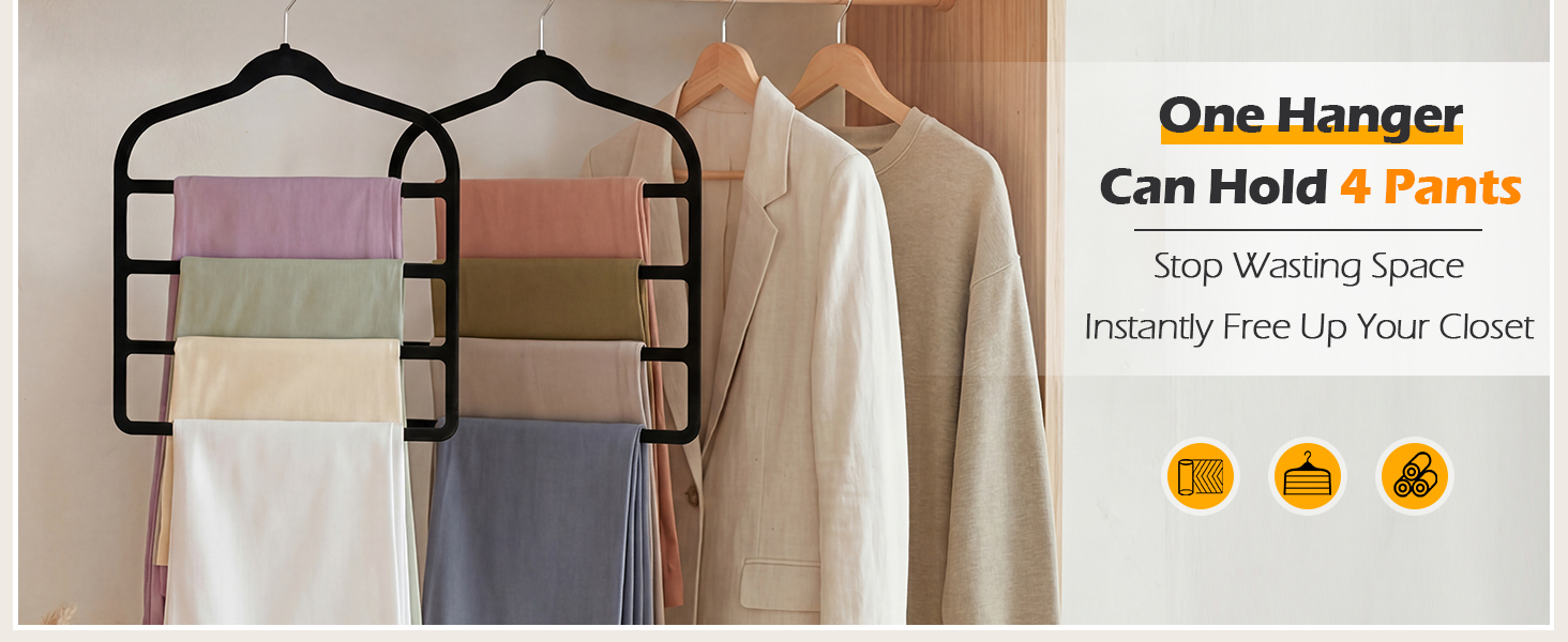 velvet pants hanger