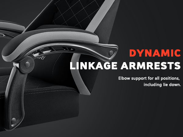 linkage armrest gaming chair