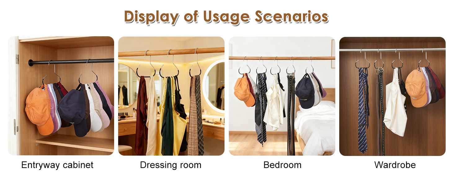 Vigorwise Hat Racks for Closet