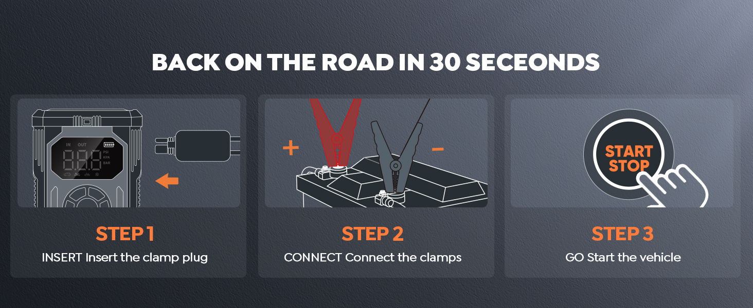 car jumper starter portable