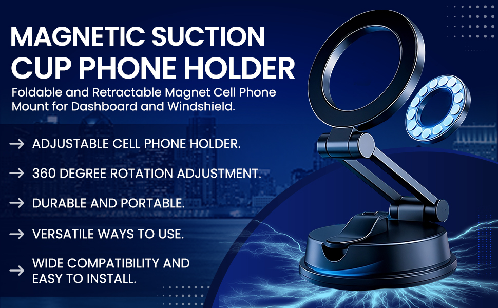 ALVEOLI Magnetic Suction Cup Phone Holder