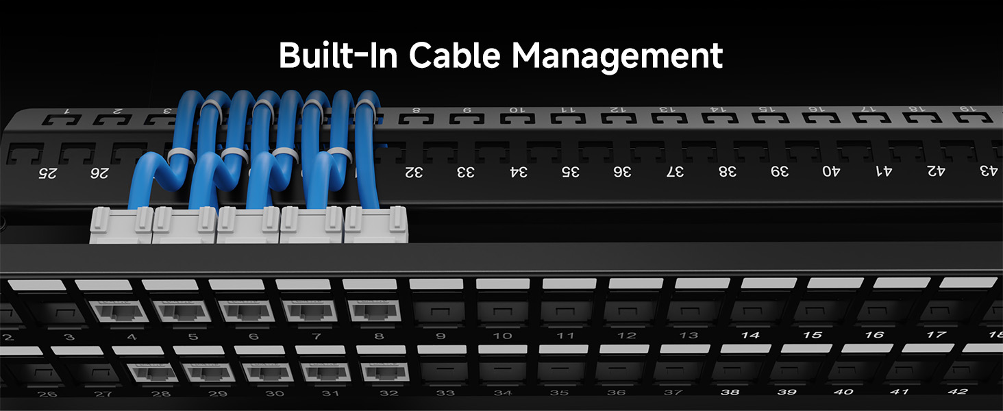 The Cable Matters 24-Port Keystone Blank Patch Panel
