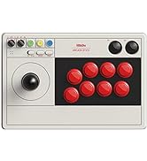 8BitDo Retro Arcade Fight Stick 8 Way Joystick with 2 Dedicated Macro Buttons and Turbo Function ...