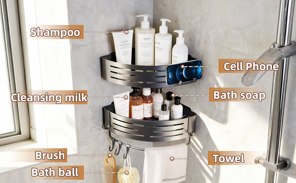 shower caddies