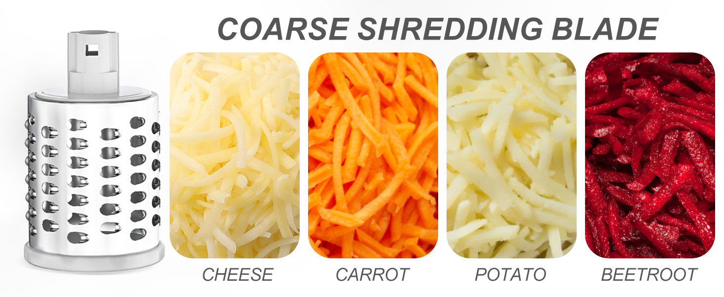 coarse shredding blade