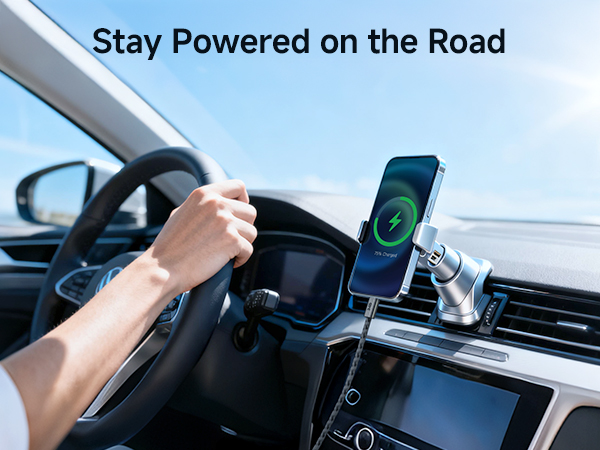 USBC charging cable with built-in cable tie for organized and tangle-free storage