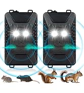 Ultrasonic Rodent Repellent for Car Engine,Car Rodent Repeller Under Hood,Battery Operated Rat De...