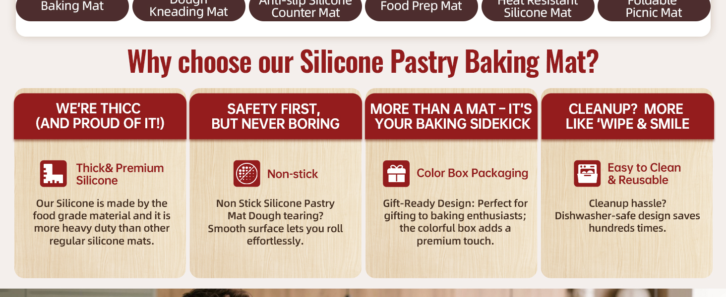 bread mat for kneading dough matt for rolling bread board for kneading dough silicone pizza mat