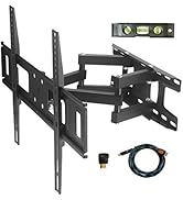 C-MOUNTS TV Wall Mount Bracket for Most 32-70 inch LCD LED TVs,with Full Motion Dual Swivel Tilt ...