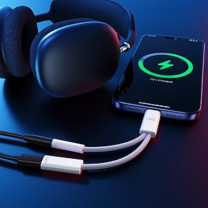 PD 60w Charger USBC to 3.5mm Headphone Jack Audio Adapter