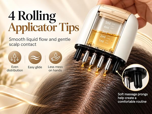 hair oil scalp applicator