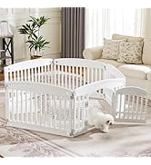 Sweetcrispy Plastic Dog Playpen - 6-Panel 24