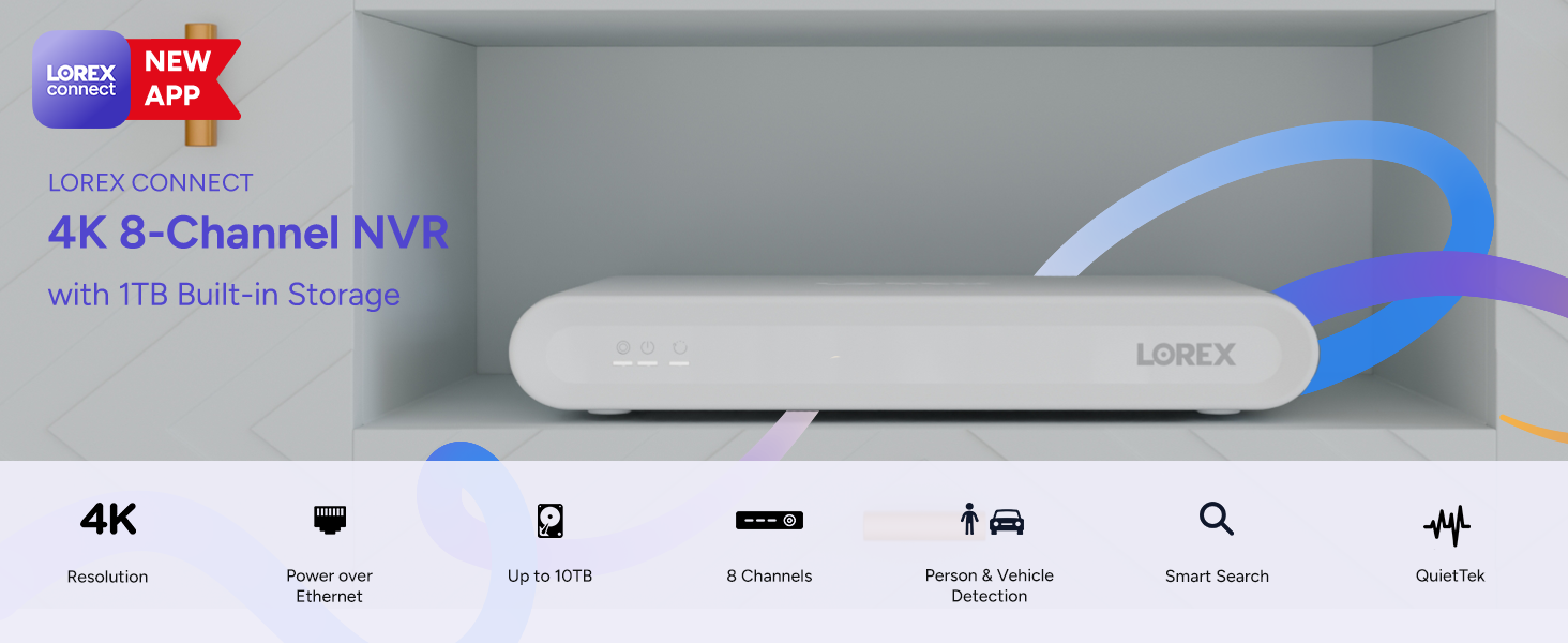 Lorex Connect 4K 8-Channel NVR
