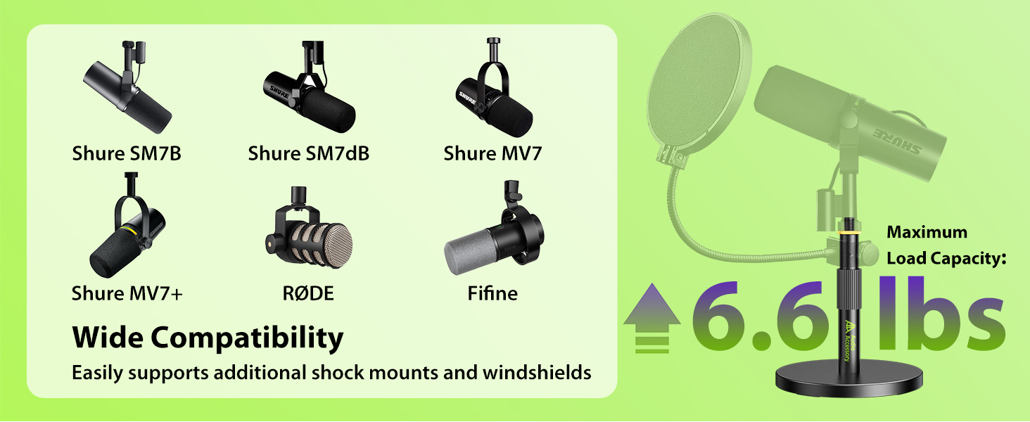 Maximum Load Capacity: 6.6lbs