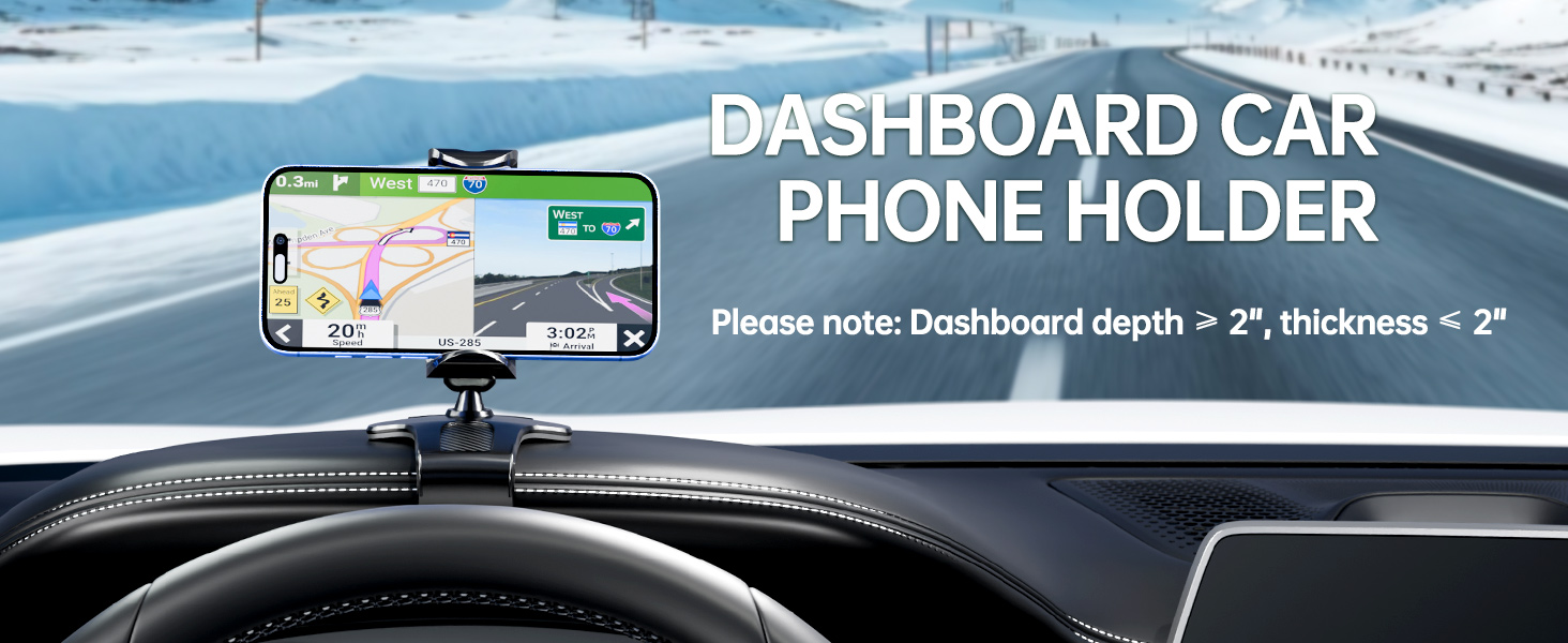 dashboard phone holder