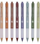 BLIEVE Gel Pens - Earthy, Matte Finish, Smooth Writing, No Bleed - For Journaling, Bible Notes, D...