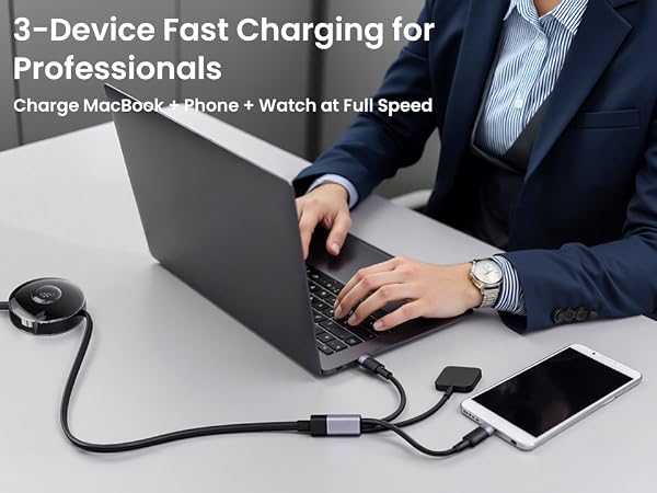 retractable usb c cable for macbook