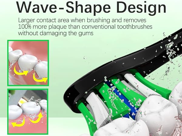 Toothbrush Heads Compatible with AquaSonic Toothbrushes