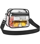 Clear Bag for Stadium Events Clear Sports Fan Handbags Purses with Adjustbale Strap for Concerts ...