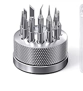 HANGLIFE 900M Soldering Iron Tips with Tip Holder for Hakko, Yihua, Atten, Quick, Ryobi, and More...