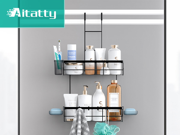 shower organizer hanging