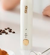 Electric Whisk Rechargeable with Egg whisk milk frothing bar, 3 Speed Adjustable, Milk Frother Ha...