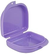 Genco Dental Retainer Case with Vent Holes - Orthodontic container for holding retainers, aligner...