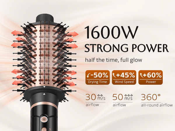 hot air brush;brush blow dryer;blow out brush