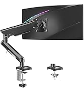 Single Monitor Desk Mount, 13-32 inch Adjustable Gas Spring Monitor Arm, Computer Monitor Stand H...