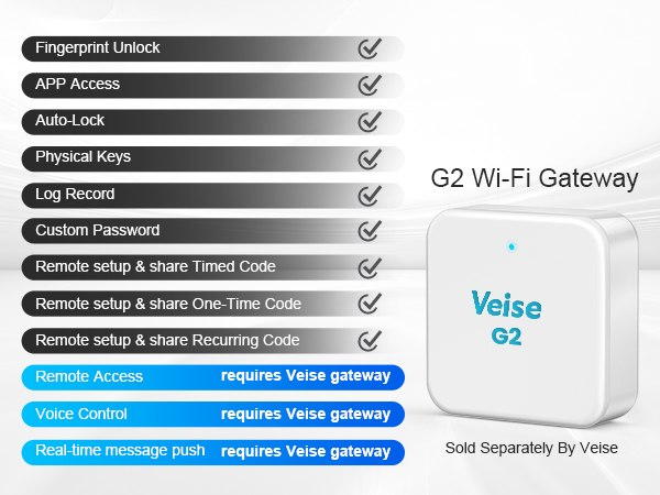 keyless entry door lock with handle