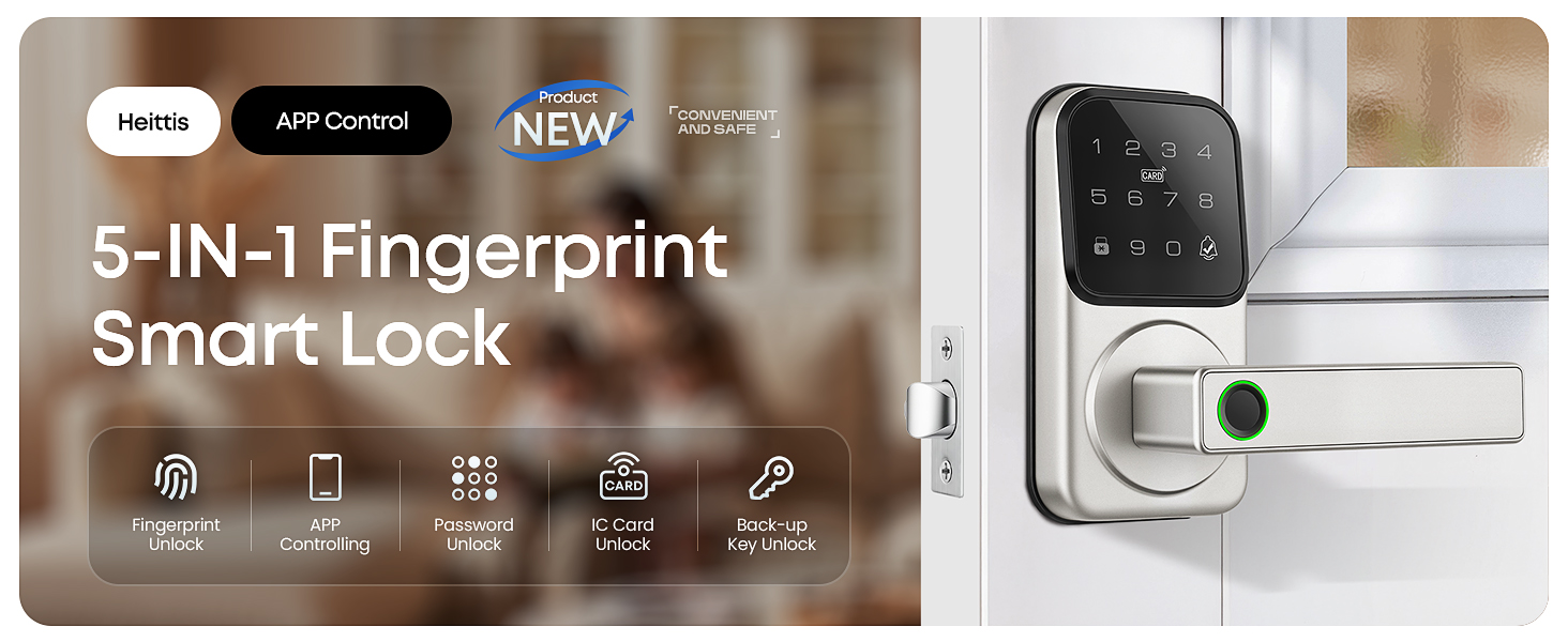 Smart Door Lock with Handle