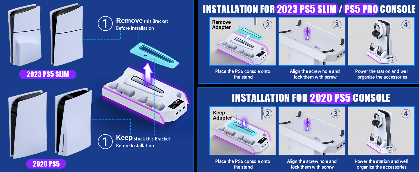 ps5 slim cooling station