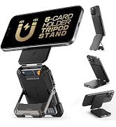 SUPCASE for MagSafe Wallet with Stand, Magnetic Wallet for Men, [Hold 5 Cards] [Adjustable Stand]...